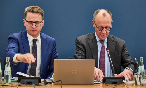 Carsten Linnemann und Friedrich Merz (Archiv)