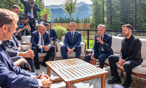G7 treffen mit Selenskyj zusammen am 17.06.2025