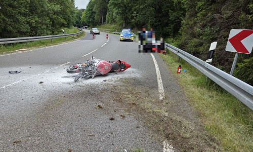 Die Unfallstelle.