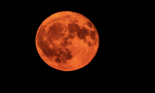 Der Vollmond hat einen faszinierenden Anblick geboten.