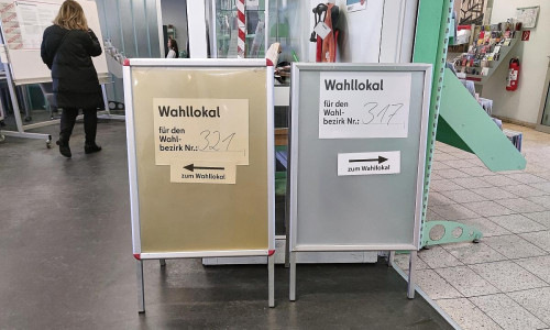 Wahllokal bei Bundestagswahl 2025 (Archiv)