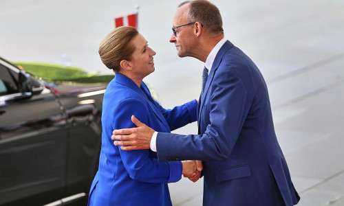 Mette Frederiksen und Friedrich Merz am 11.06.2025