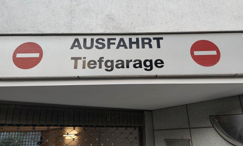 Ausfahrt Tiefgarage (Archiv)