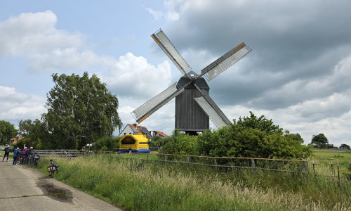 Die Bockwindmühle in Dettum.