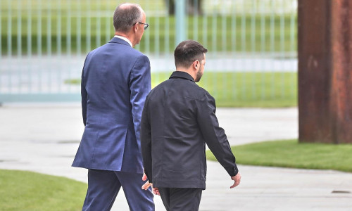 Friedrich Merz und Wolodymyr Selenskyj (Archiv)