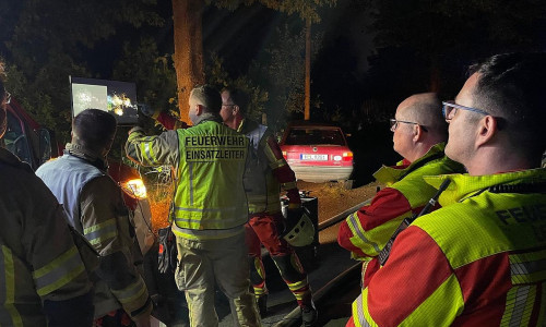 Feuerwehr an der Einsatzstelle (Archiv)