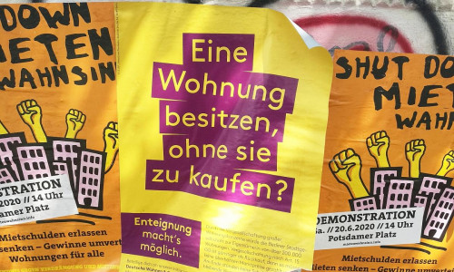 Werbung für Enteignung der Deutschen Wohnen (Archiv)