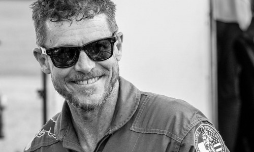 Felix Baumgartner beim Midlands Air Festival