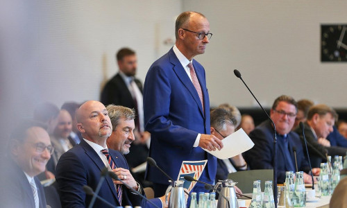 Friedrich Merz in der Unionsfraktion (Archiv)