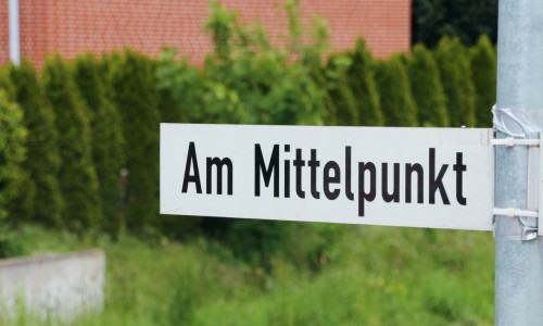  Die Straße Am Mittelpunkt wird gesperrt.