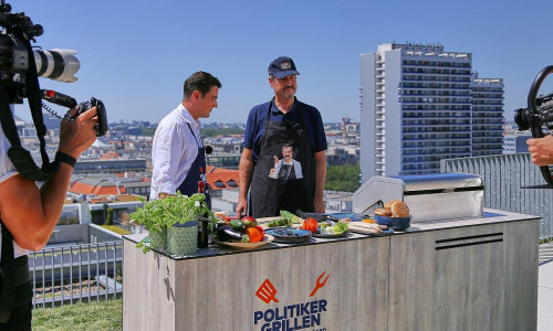 Jan Philipp Burgard und Markus Söder am 02.07.2025