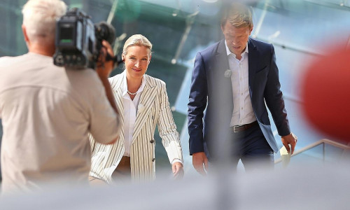 Alice Weidel und Markus Preiß am 20.07.2025