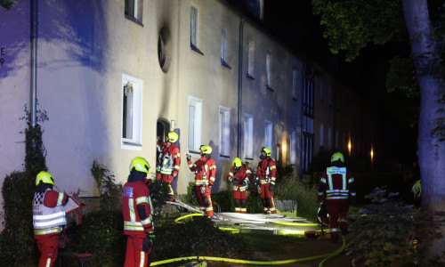 Bei dem Brand waren zahlreiche Kräfte im Einsatz.