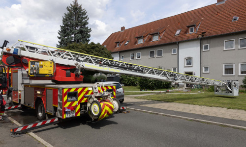 Am Mittwochnachmittag kam es zu einem Dachstuhlbrand in Lebenstedt. 
