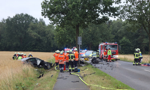 Auf der K28 kam es am Donnerstagabend zu einem schweren Unfall. 