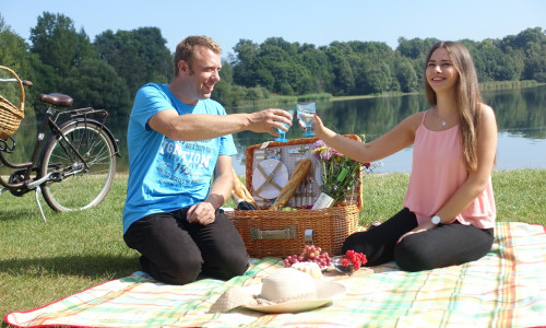 Eine Etappe der Kulturroute führt auch am Eixer See entlang.