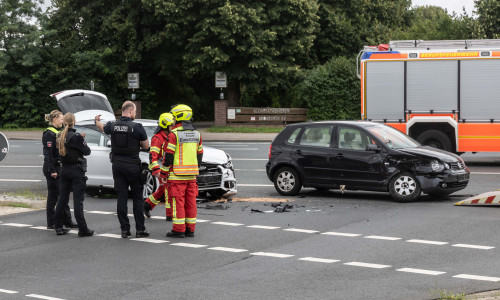 Auf der Ludwig-Erhard-Straße in Lebenstedt kam es am Montag zu einem Unfall.