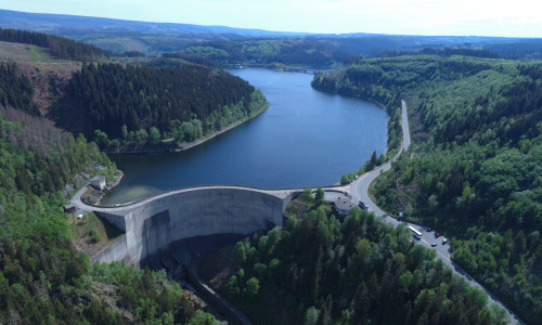 Die Okertalsperre.