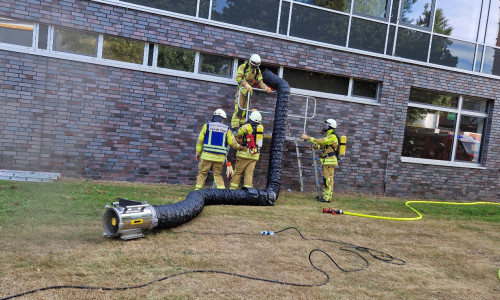 Am Sibylla Merian-Gymnasium ist es zu einem Brand gekommen.