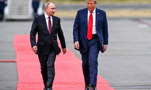 Putin und Trump am 15.08.2025 in Alaska