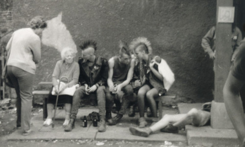 Punks im thüringischen Rudolstadt, 1986.