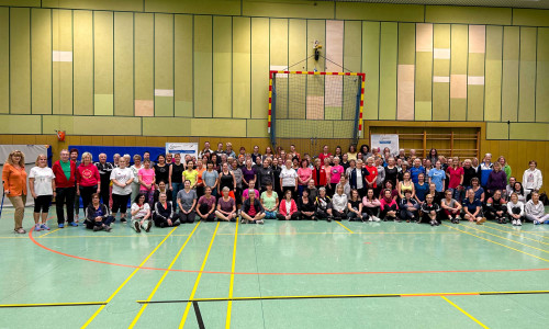 Teilnehmerinnen des Frauensporttags.