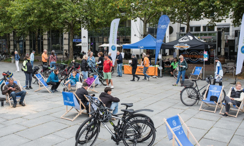 Zum STADRADELN-Auftakt wurde ein umfangreiches Angebot präsentiert.