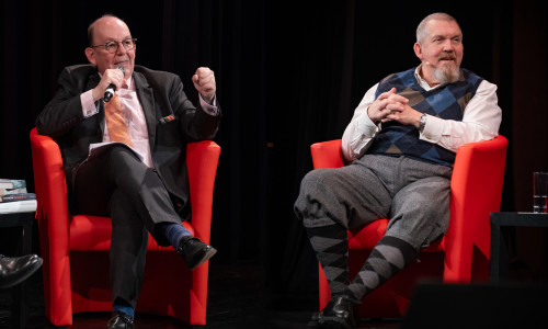Denis Scheck (links) und Dietmar Bär sind mit dabei.
