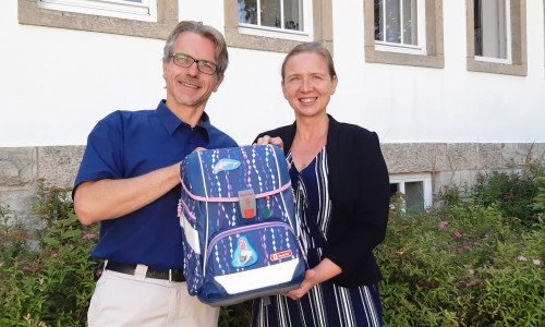 Karsten Piehl, Leiter der sozialdiakonischen Einrichtungen und Dienste, und Martha Pordzik, Erziehungswissenschaftlerin, beide Kirchenkreis Wolfsburg Wittingen.