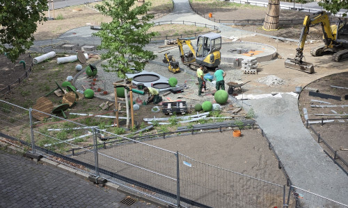 Laut Stadt kommen die Arbeiten gut voran.