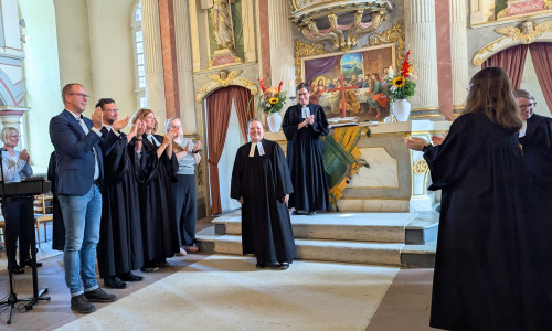Anna Sara Paeslack nach ihrer Ordination.