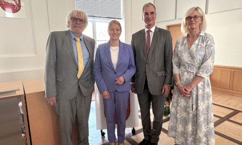 Dirk Amthauer, Dr. Kathrin Wahlmann, Detlev Rust und Claudia Becker-Kunze (v. li.).