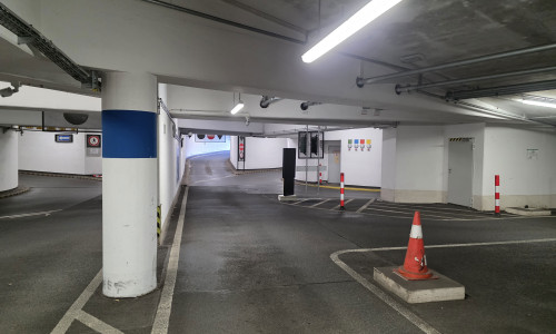250825 Braunschweig Parkhaus Garage Tiefgarage Eiermarkt Einfahrt Ausfahrt Automat Kennzeichen