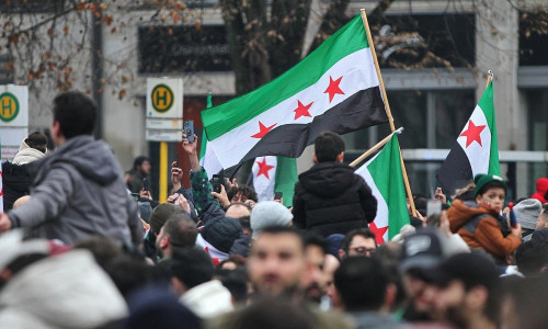 Syrer in Deutschland feiern den Sturz von Assad in Syrien (Archiv)