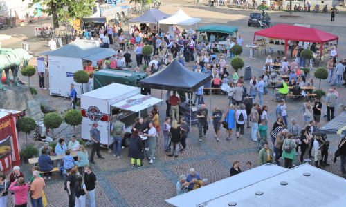 Der Abendmarkt findet zum letzten Mal in diesem Jahr statt.