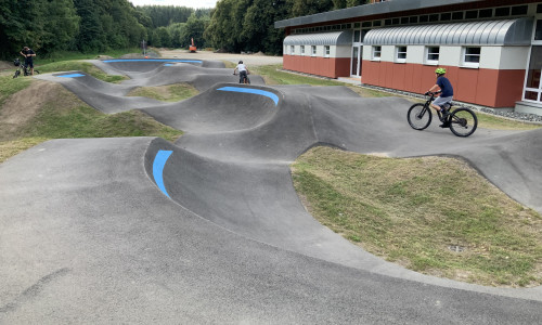 Der Pumptrack in Clausthal-Zellerfeld.