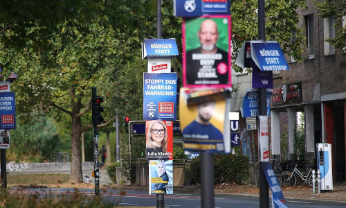 Wahlplakate zur Kommunalwahl (Archiv)