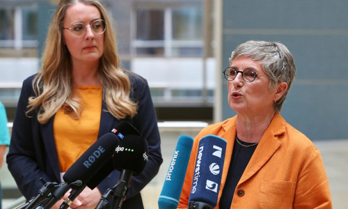 Katharina Dröge und Britta Haßelmann am 02.09.2025