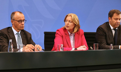 Merz, Bas und Klingbeil am 03.09.2025