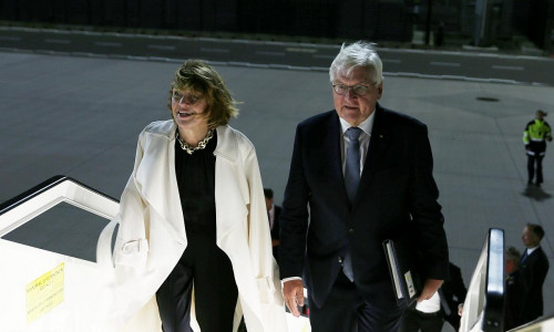 Elke Büdenbender und Frank-Walter Steinmeier am 21.09.2025