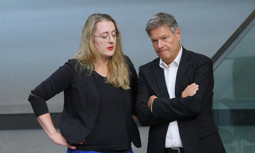 Katharina Dröge und Robert Habeck (Archiv)