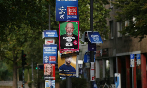 Wahlplakate zur Kommunalwahl (Archiv)