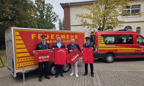 Ulf Semmler, Nils Neuhäuser genannt Holtbrügge, Kai Pfitzner und Daniel Graf (v. li.).
