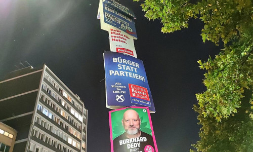 Wahlplakate zur Kommunalwahl (Archiv)
