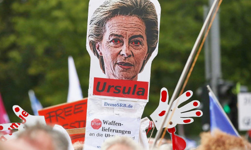 Protest gegen Ursula von der Leyen (Archiv)