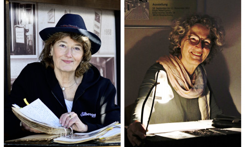 Claudia Gorille (li.) und Bärbel Mäkeler laden zu einer gemeinsamen Lesung.