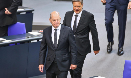 Olaf Scholz und Robert Habeck (Archiv)