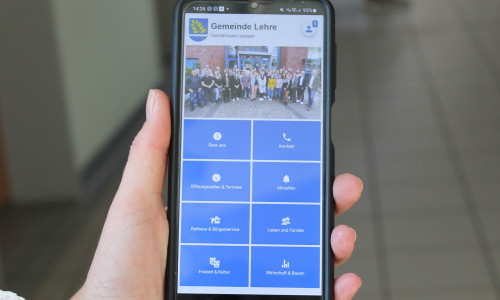 Die neue App der Gemeinde Lehre bietet Informationen schnell, kompakt und direkt aufs Smartphone.