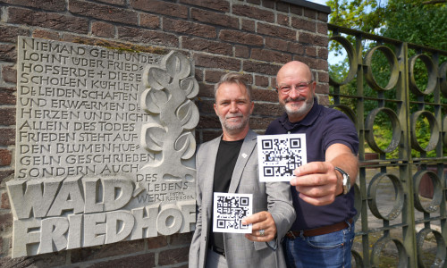 Die PUG setzt sich für QR-Codes auf Grabsteinen ein.