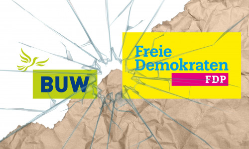 BUW und FDP gehen getrennte Wege.